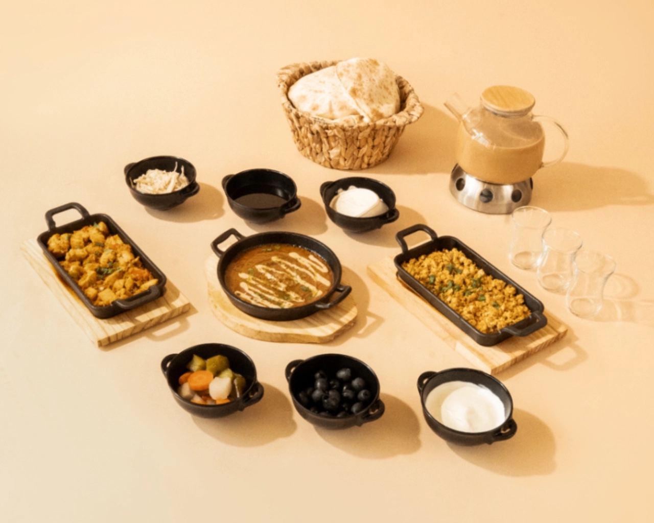 وجبة فطور كبيرة محلي