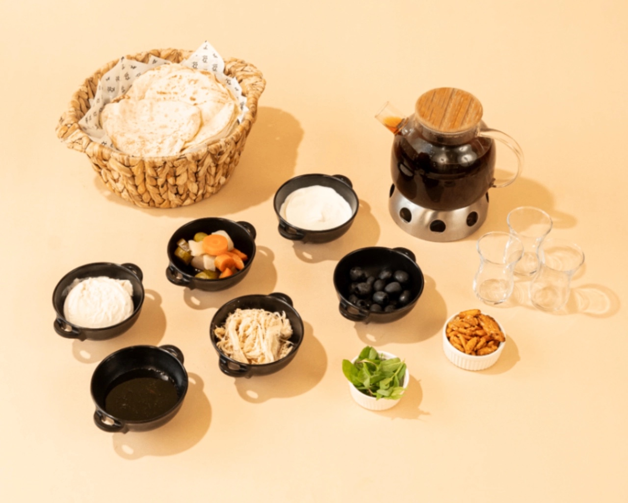 وجبة فطور نواشف